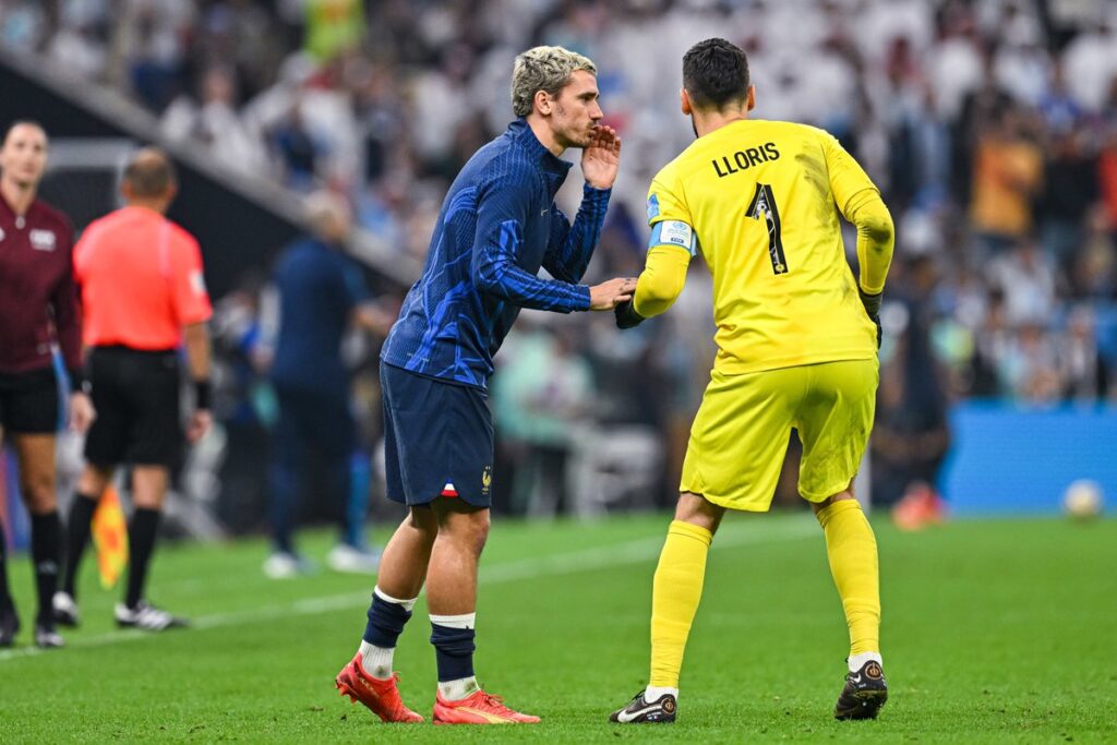 Griezmann and Hugo Lloris