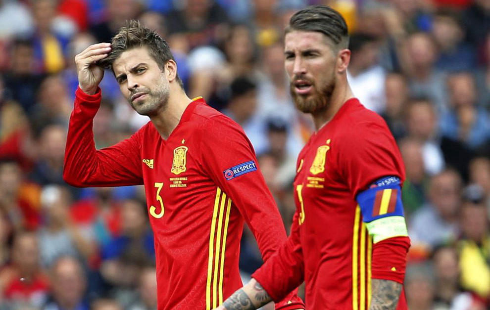 Ramos and Pique set to be left out of Spain squad for World Cup